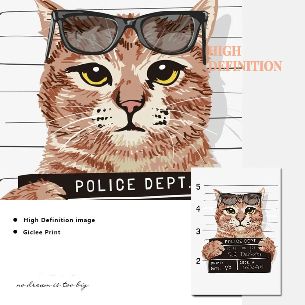 Bad Cat Painting