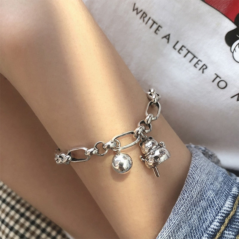 Ball Chain Cat Bracelet - Cat bracelet