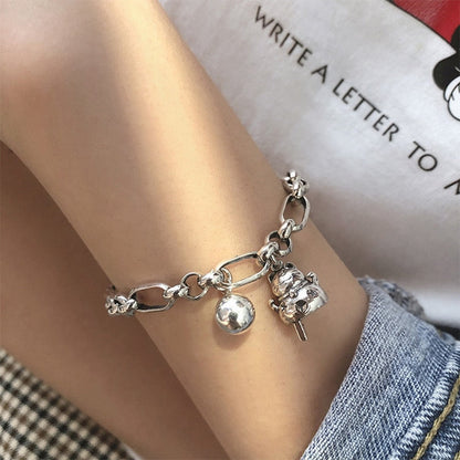 Ball Chain Cat Bracelet - Cat bracelet