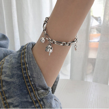 Ball Chain Cat Bracelet - Cat bracelet