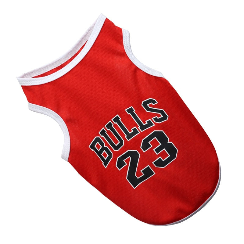 Basketball Clothes for Cats - Red / XS - Clothes for cats