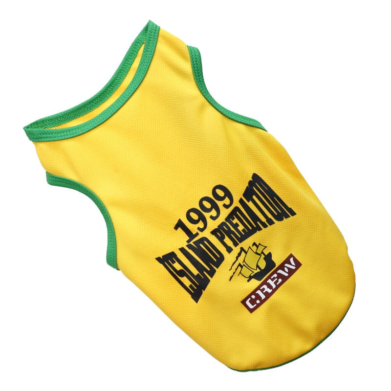 Basketball Clothes for Cats - Yellow / XS - Clothes for cats