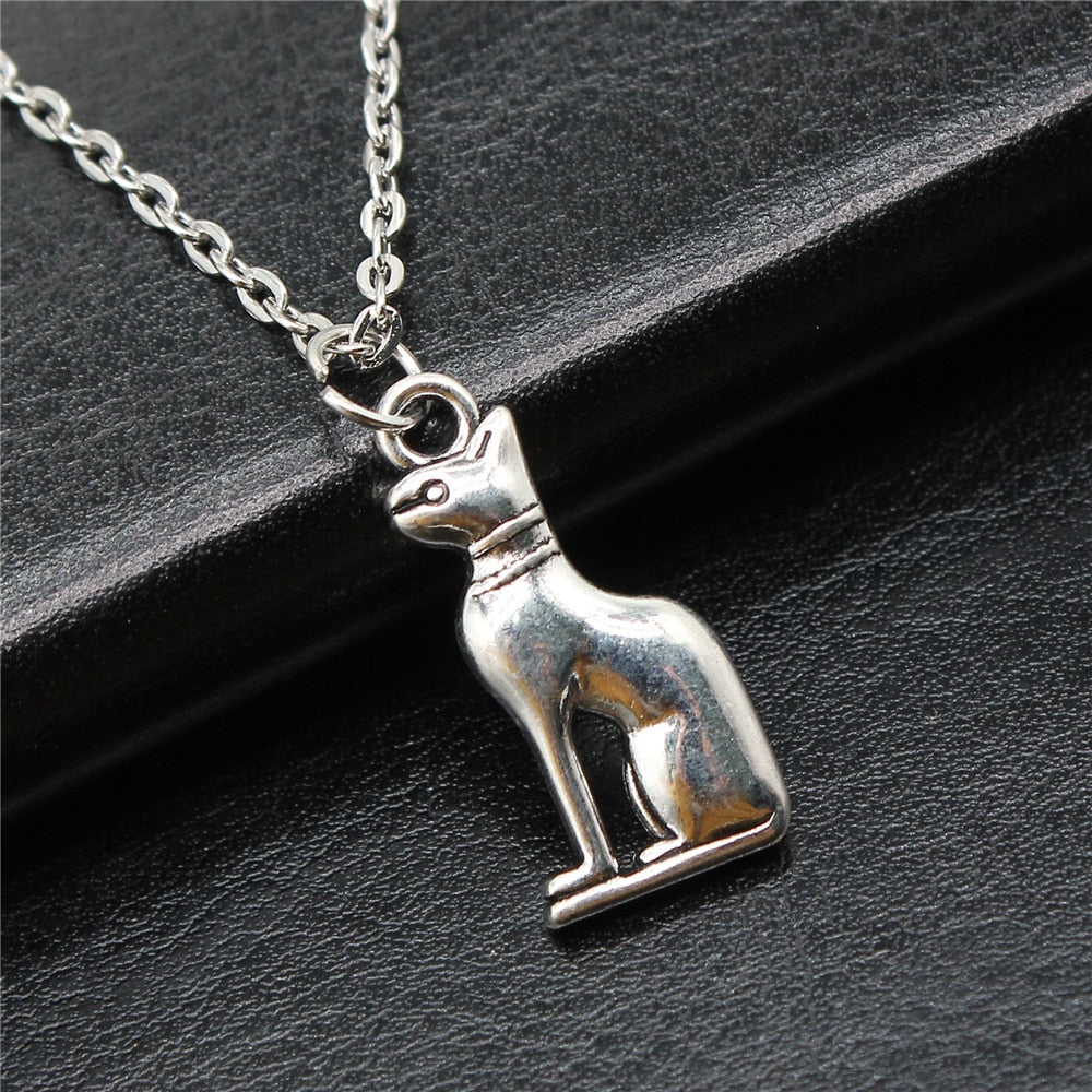 Bastet Cat Necklace - Cat necklace