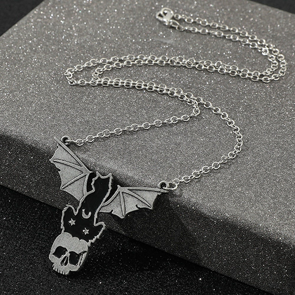 Bat Cat Necklace - Cat necklace