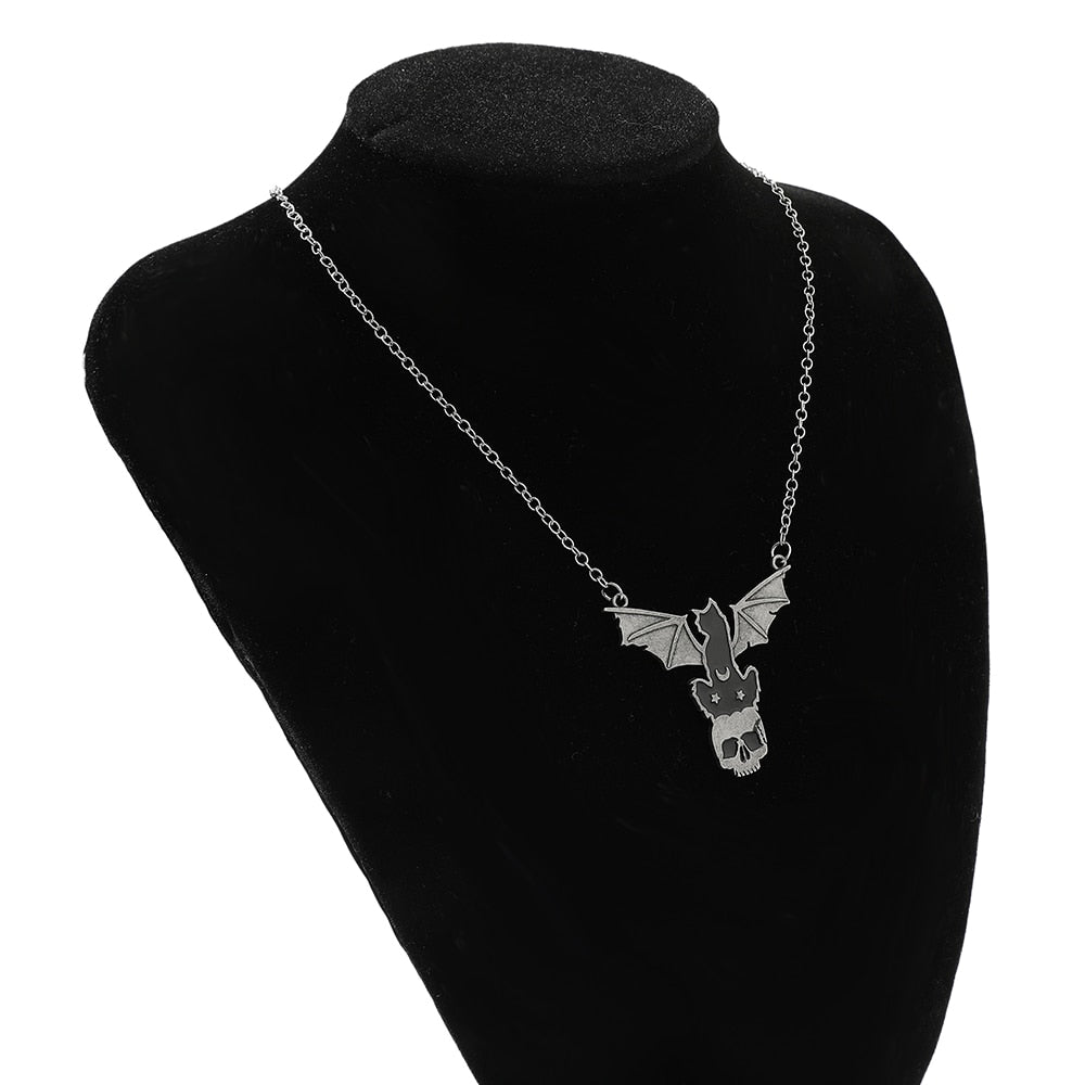 Bat Cat Necklace - Cat necklace