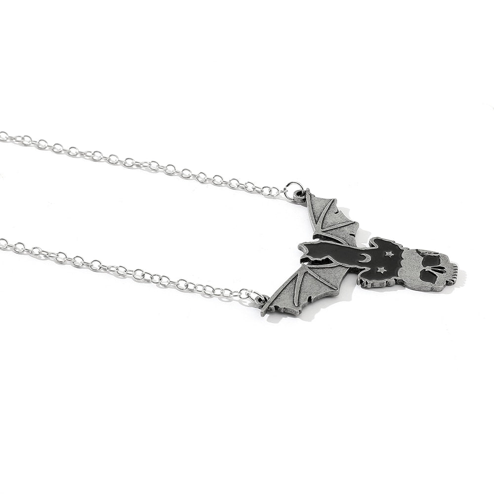 Bat Cat Necklace - Cat necklace