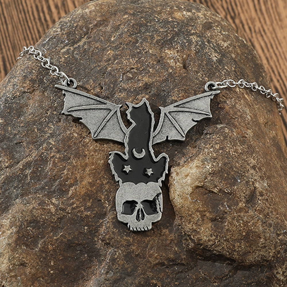 Bat Cat Necklace - Cat necklace