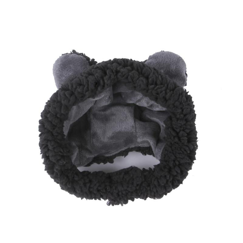 Bear Hat for Cats - Black - Hat for Cats