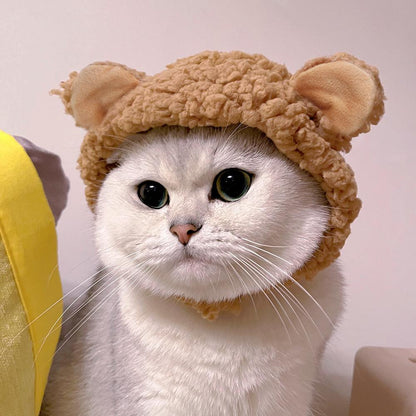 Bear Hat for Cats - Hat for Cats