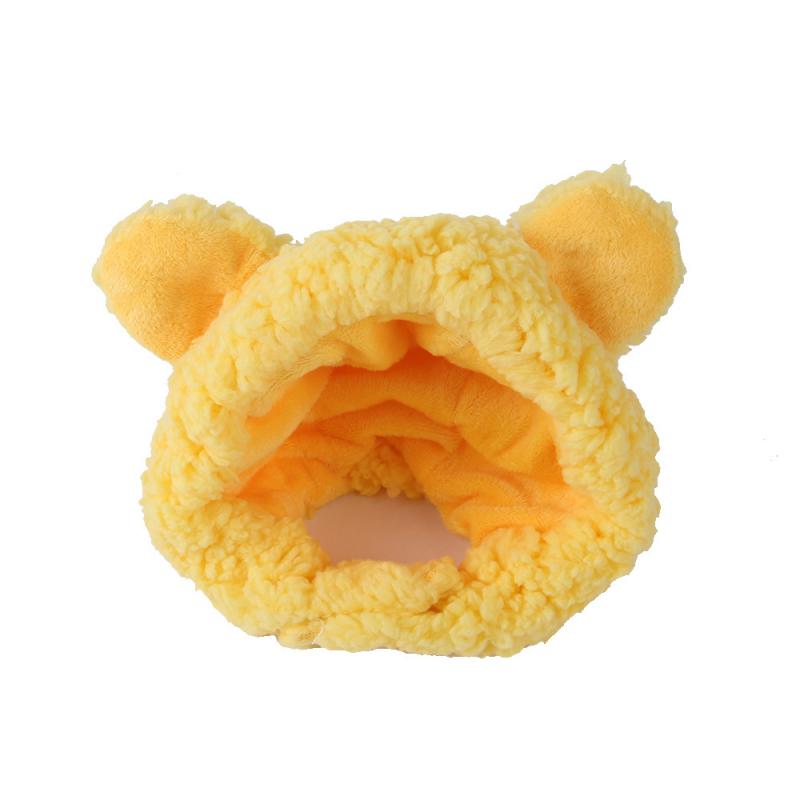 Bear Hat for Cats - Yellow - Hat for Cats