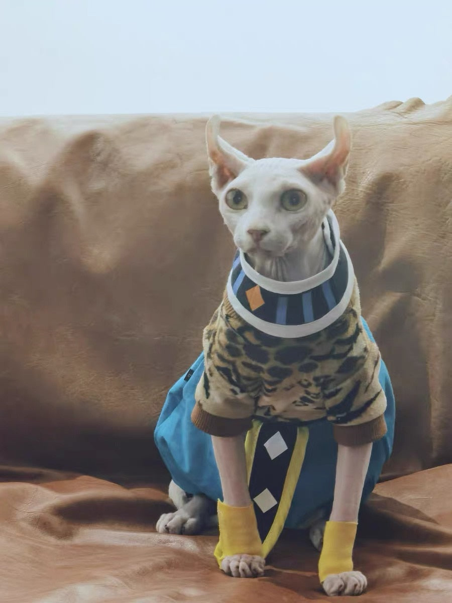 Beerus Costume for Cat