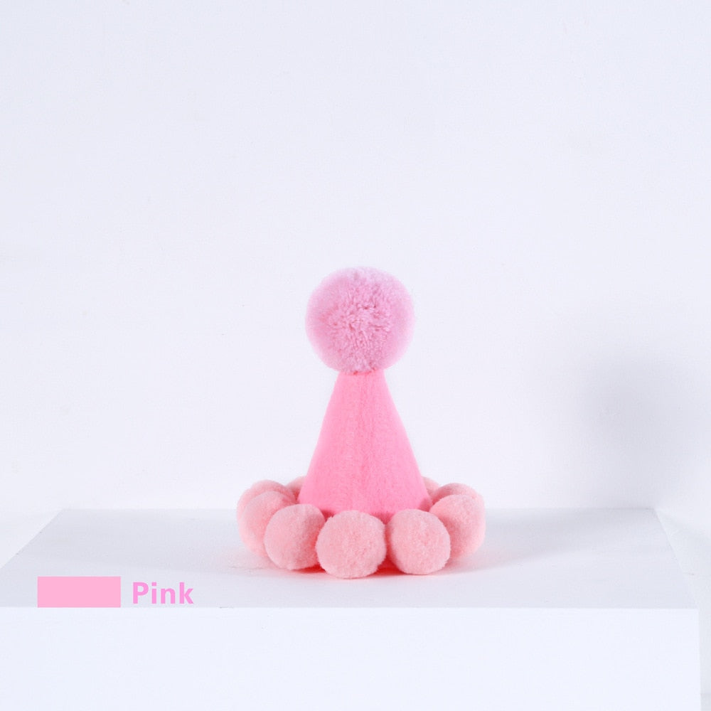 Birthday Hats for Cats - Pink Ball - Hat for Cats