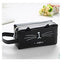 Black and White Cosmetic Purse - Black - Cat purse