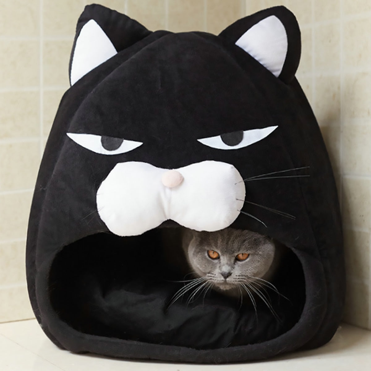 Black Cat Bed