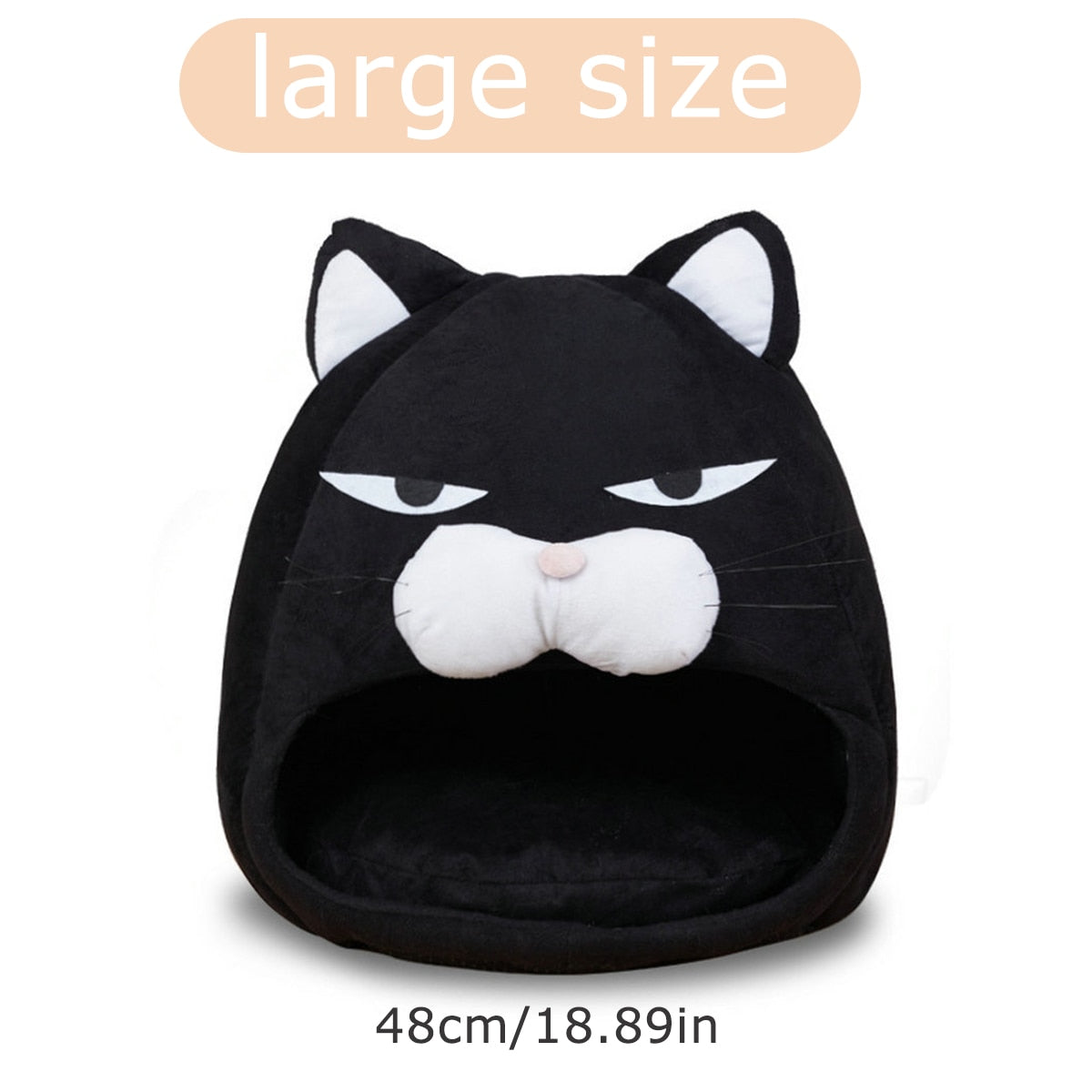 Black Cat Bed - Large / United States