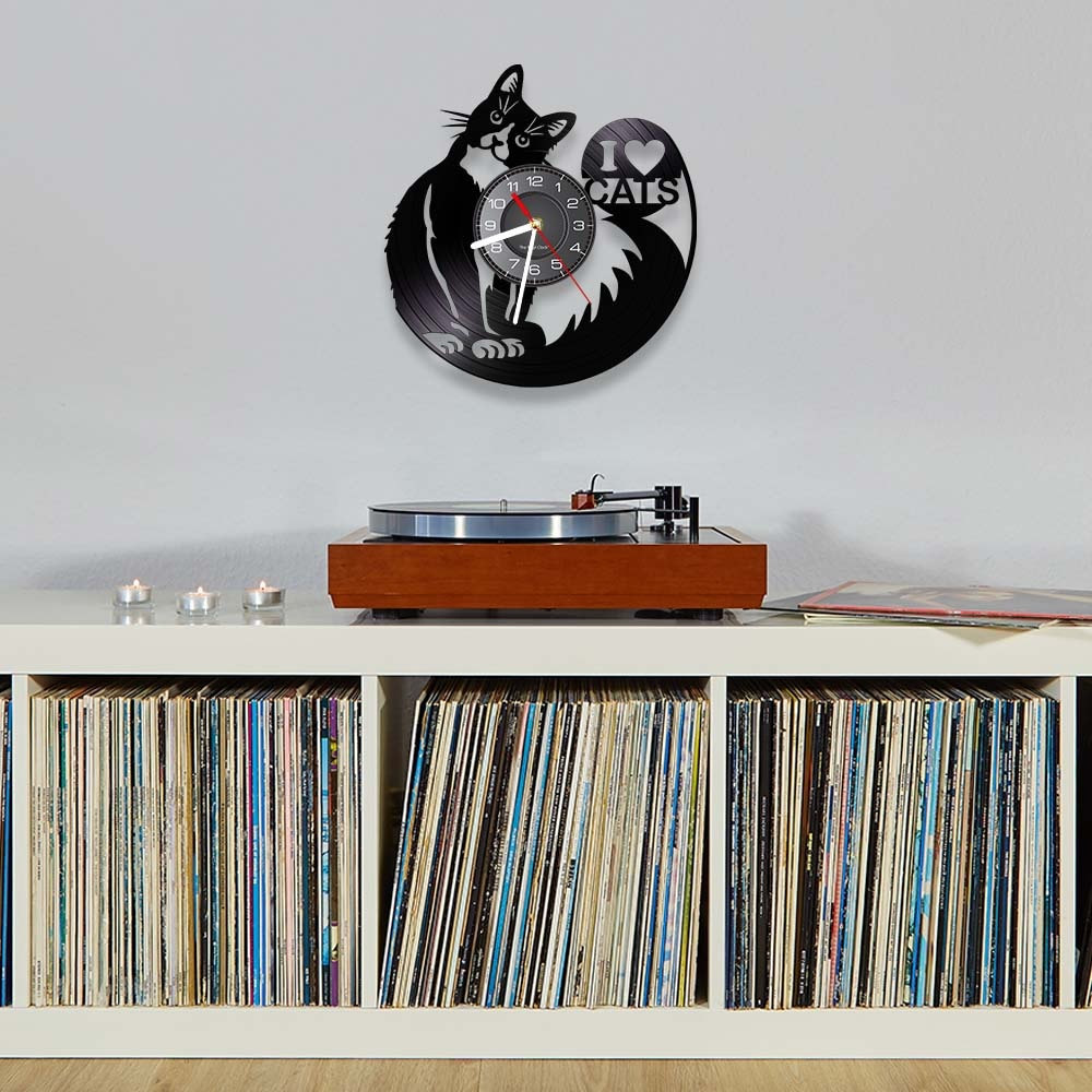 Black Cat Clock