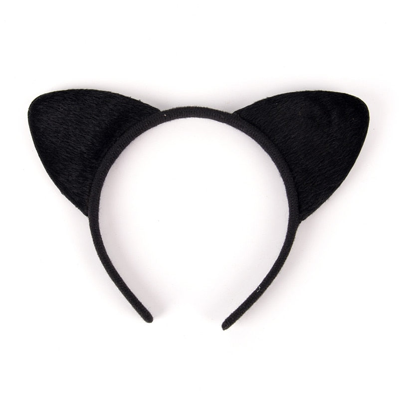 Black cat Ears Headband - Black cat Ears Headband