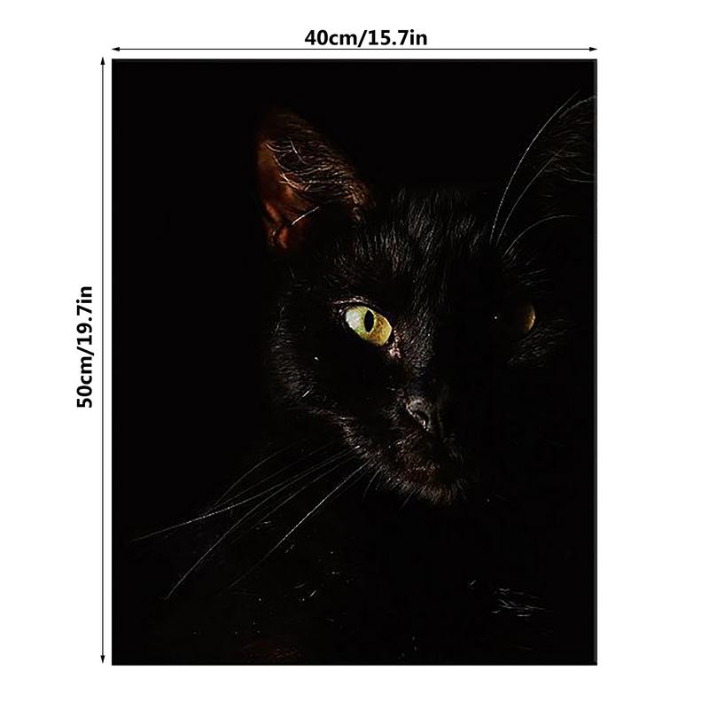 Black Cat Graphic Wall Art