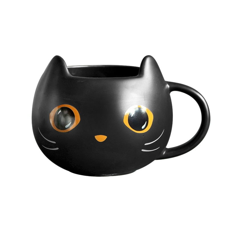 Black Cat Mug - United States / Black / Cup