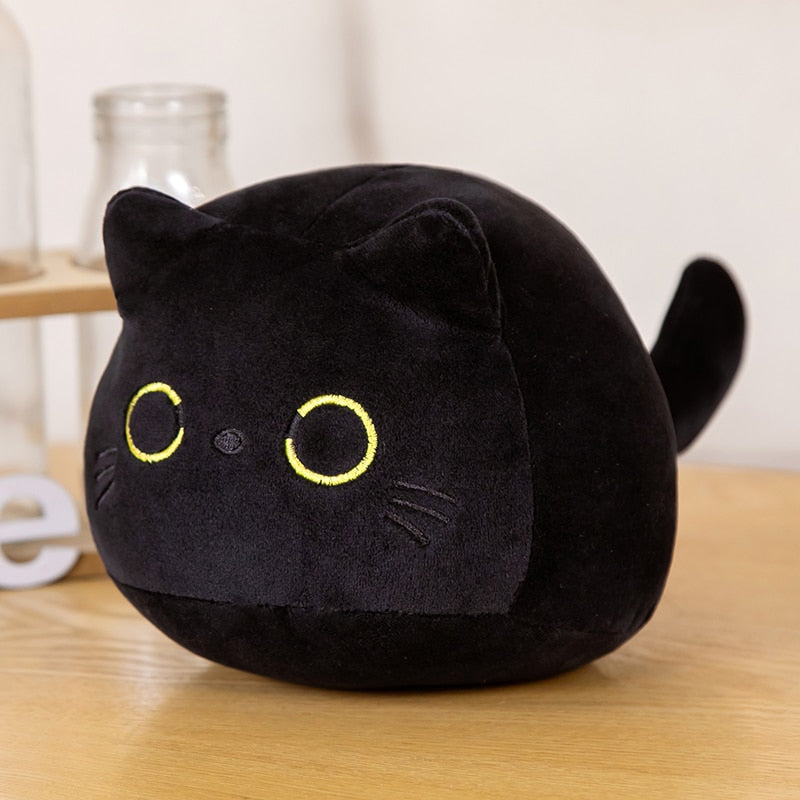 Black Cat Plush Pillow - 8cm / black
