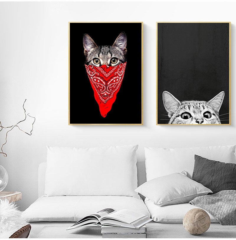 Black Cat Posters and Prints - Cat poster