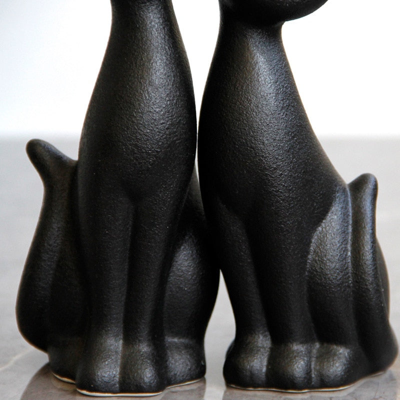 Black Cat Statue