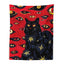 Black Cat Tapestry - Red - Cat Tapestry