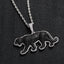 Black Panther Cat Necklace - Cat necklace