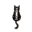 Black White Cats Enamel Pins - Cat 7