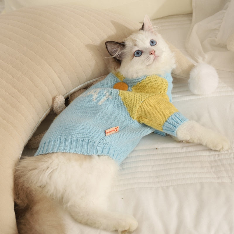 Blue Clothes for Cats - Clothes for cats