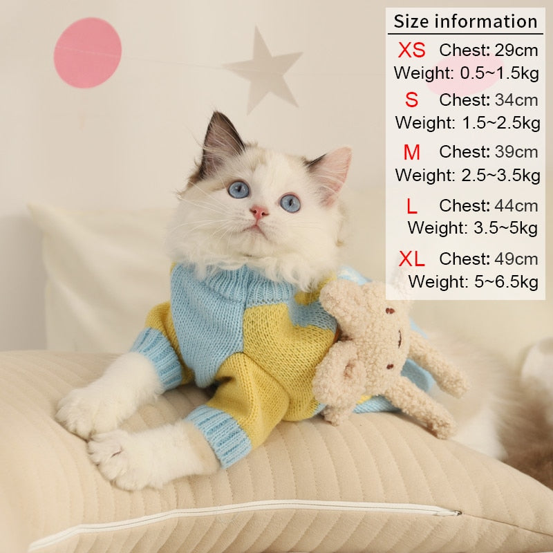 Blue Clothes for Cats - Blue / XS - Clothes for cats