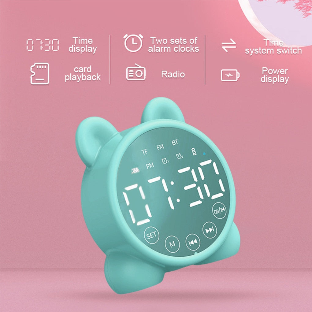 Bluetooth Cat Clock