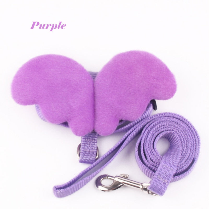 Butterfly Cat Harness - Purple / XS - cat harness leash