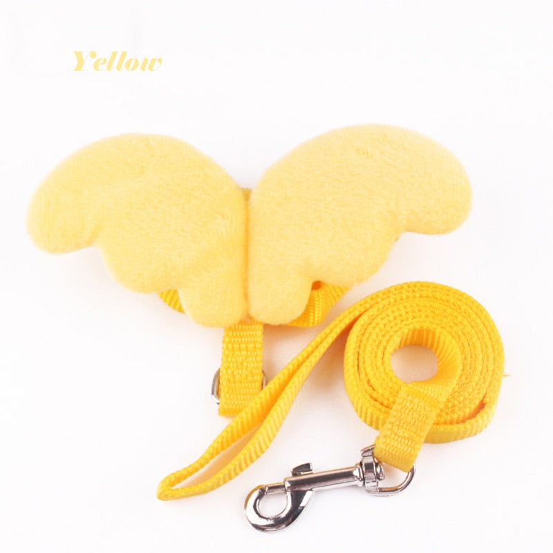 Butterfly Cat Harness - Yellow / XS - cat harness leash