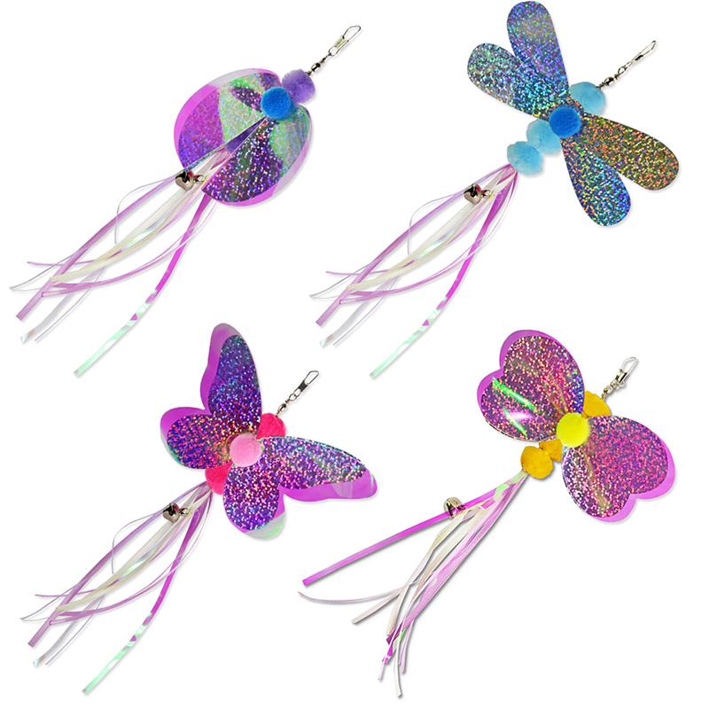 Butterfly Wand Cat Toy - Cat Toys