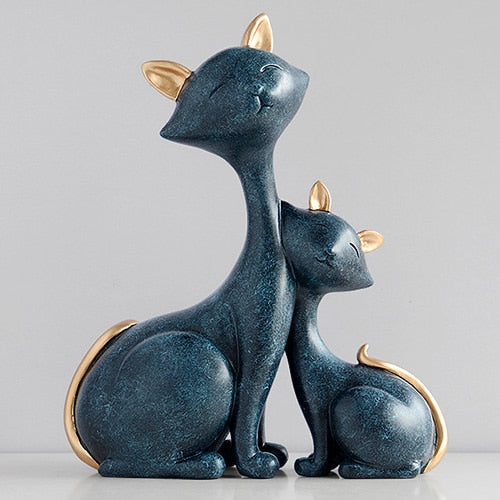 Cahaya Cat Statue - Green