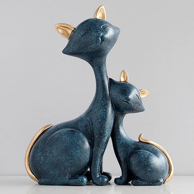 Cahaya Cat Statue - Green