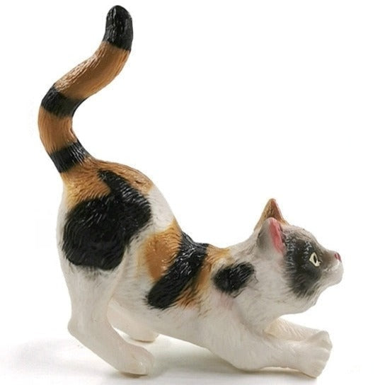 Calico Cat Figurine - Cat figurines