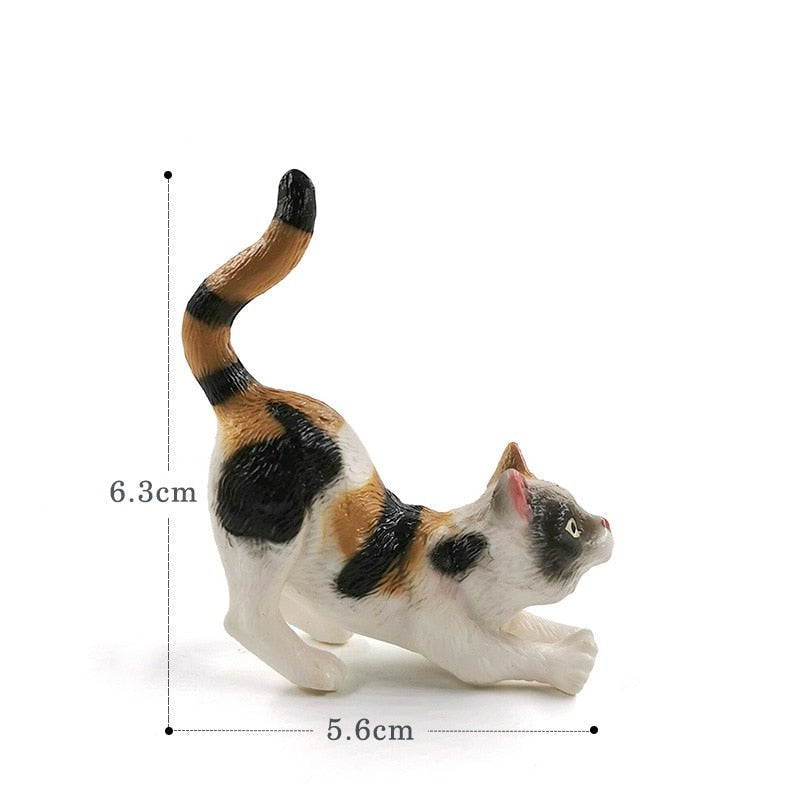 Calico Cat Figurine