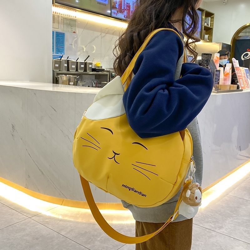 Canvas Cat Handbag - Cat Handbag