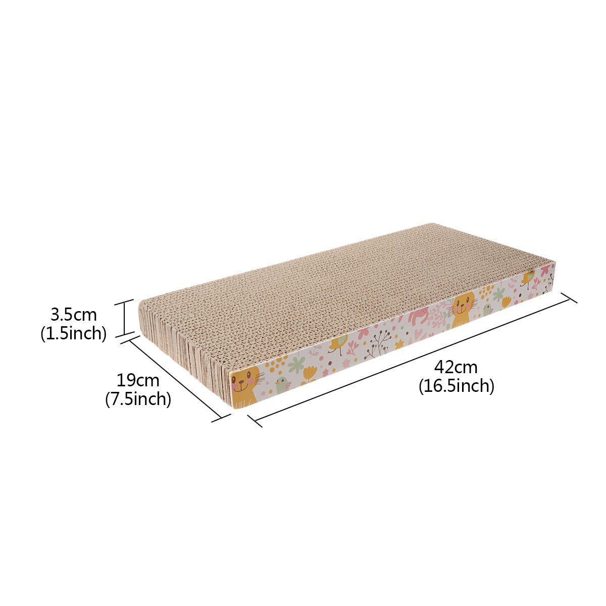 Cardboard Cat Scratcher Post - Square - Cat scratching post