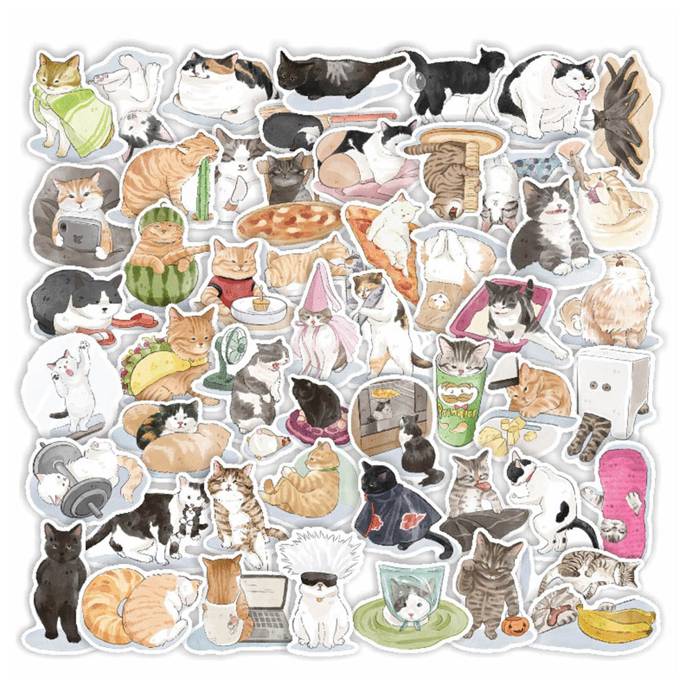 Cartoon Cat Cute Stickers