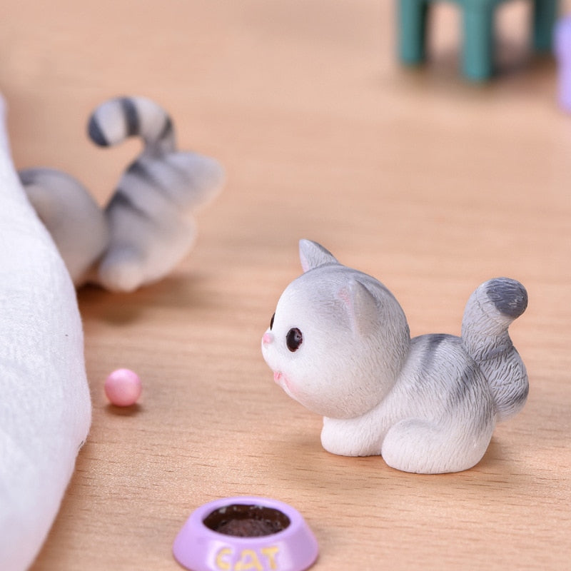 Cartoon Cat Figurines
