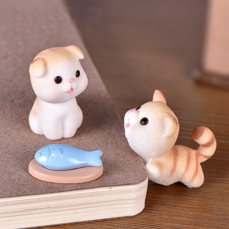 Cartoon Cat Figurines