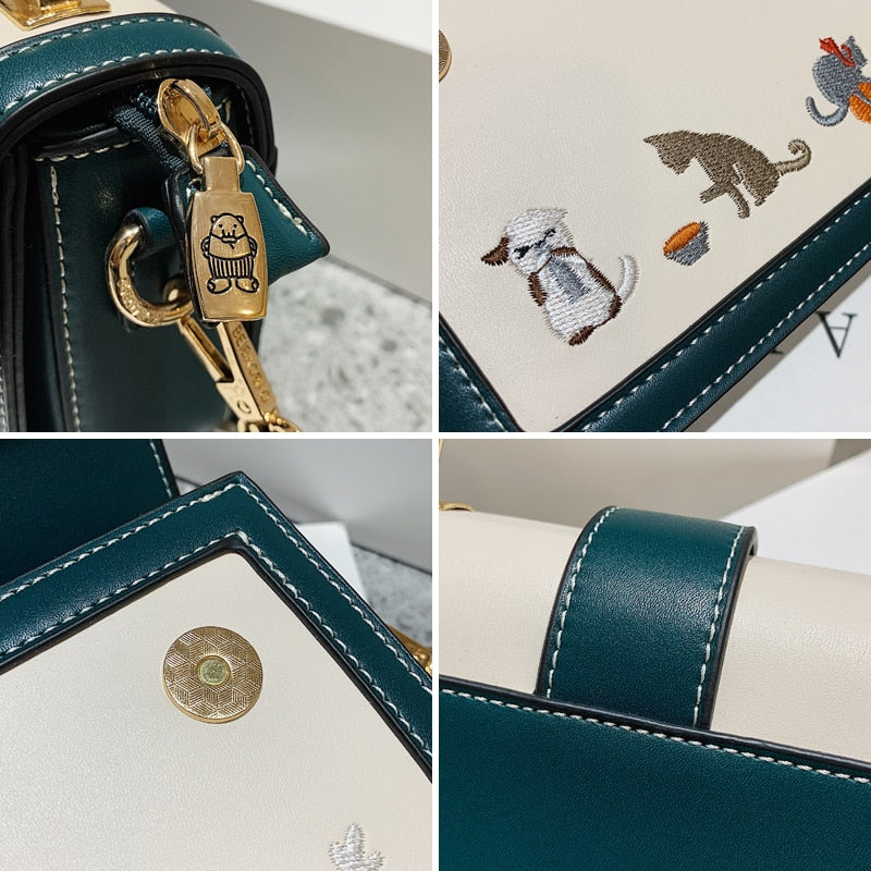 Cartoon Cat Handbag - Cat Handbag