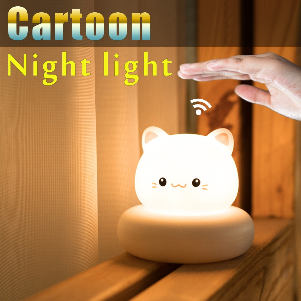 Cartoon Cat Night Lamp