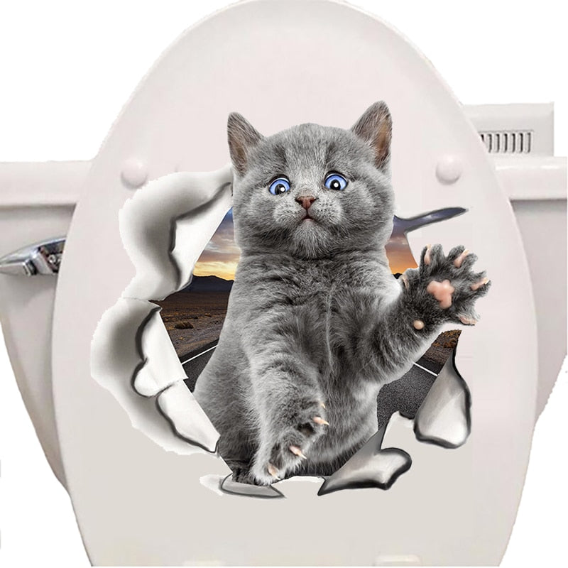 Cat 3D Stickers - Hi