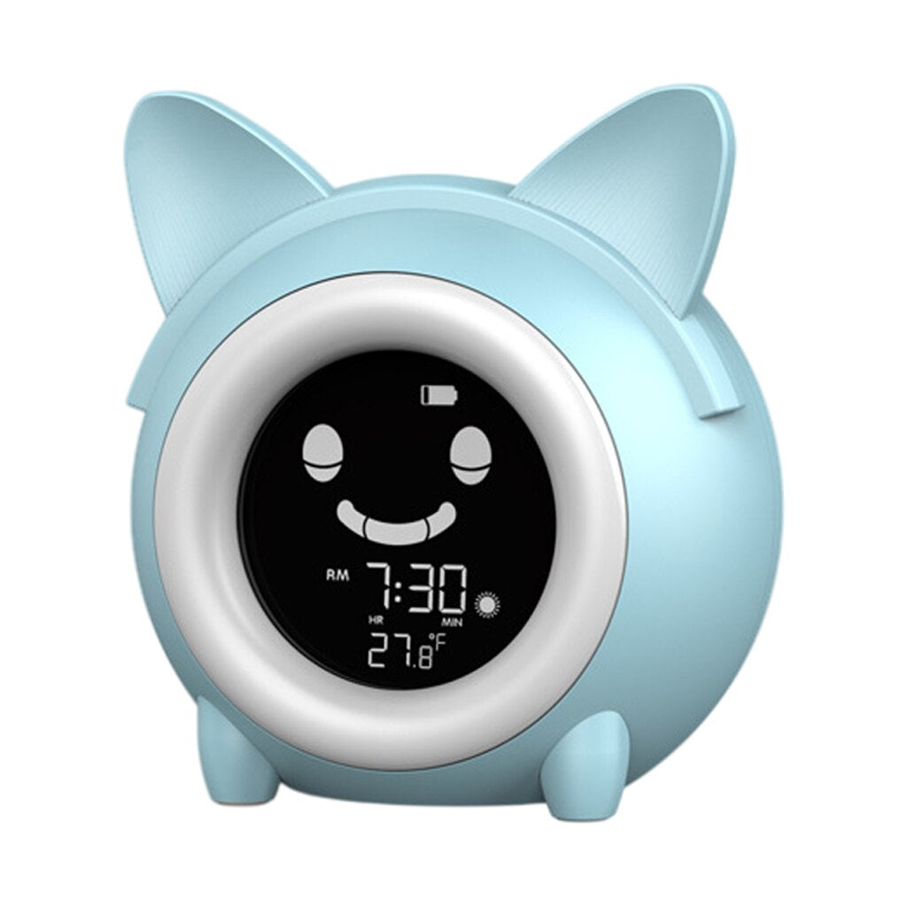 Cat Alarm Clock - Blue