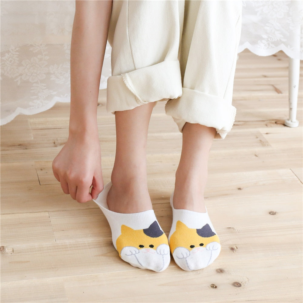 Cat Ankle Socks - Cat Socks