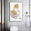 Cat Bathroom Wall Art